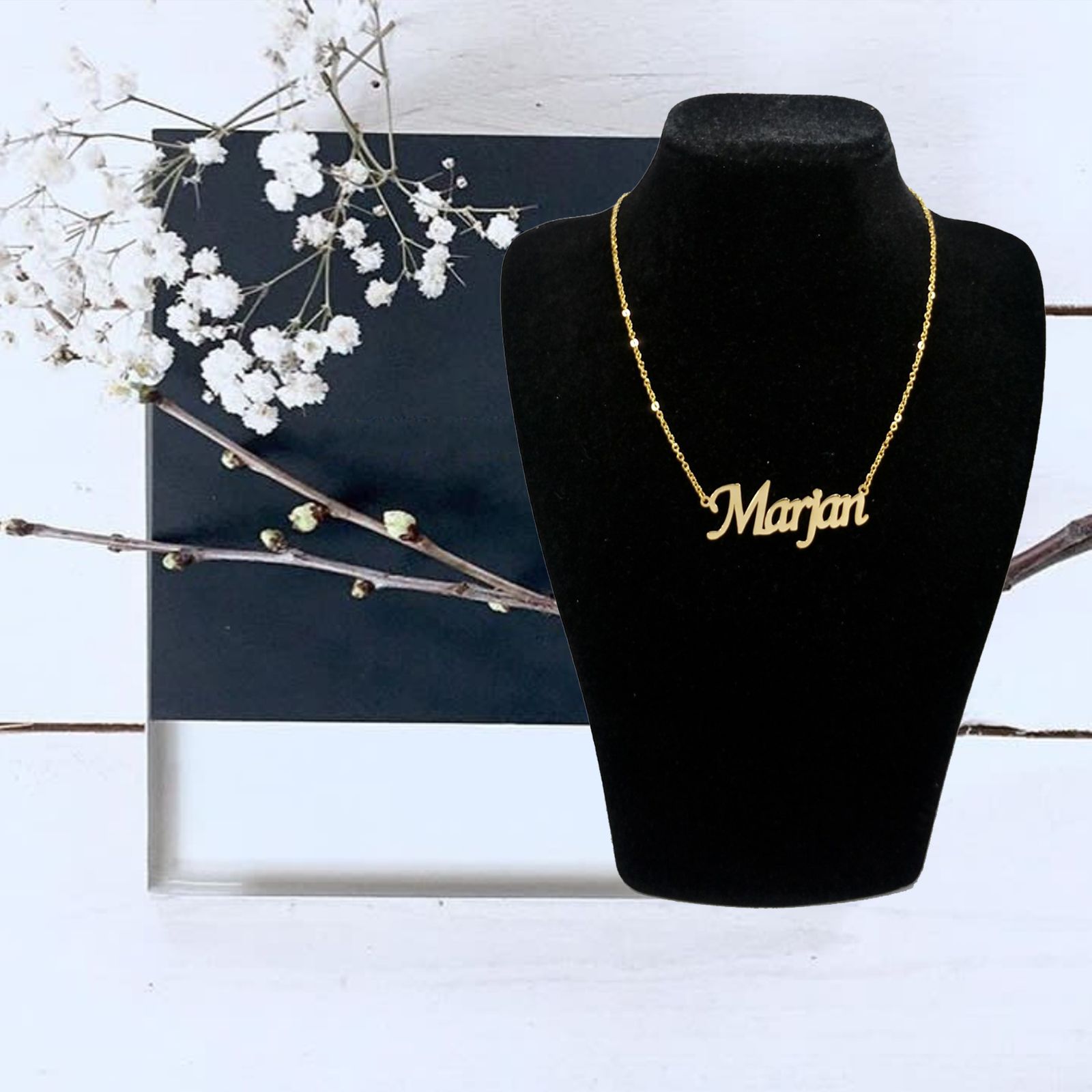 گردنبند زنانه آی جواهر مدل مرجان کد M1000 -  - 4