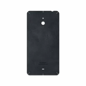 MAHOOT Graphite Buffalo Leather Cover Sticker for Nokia Lumia 1320