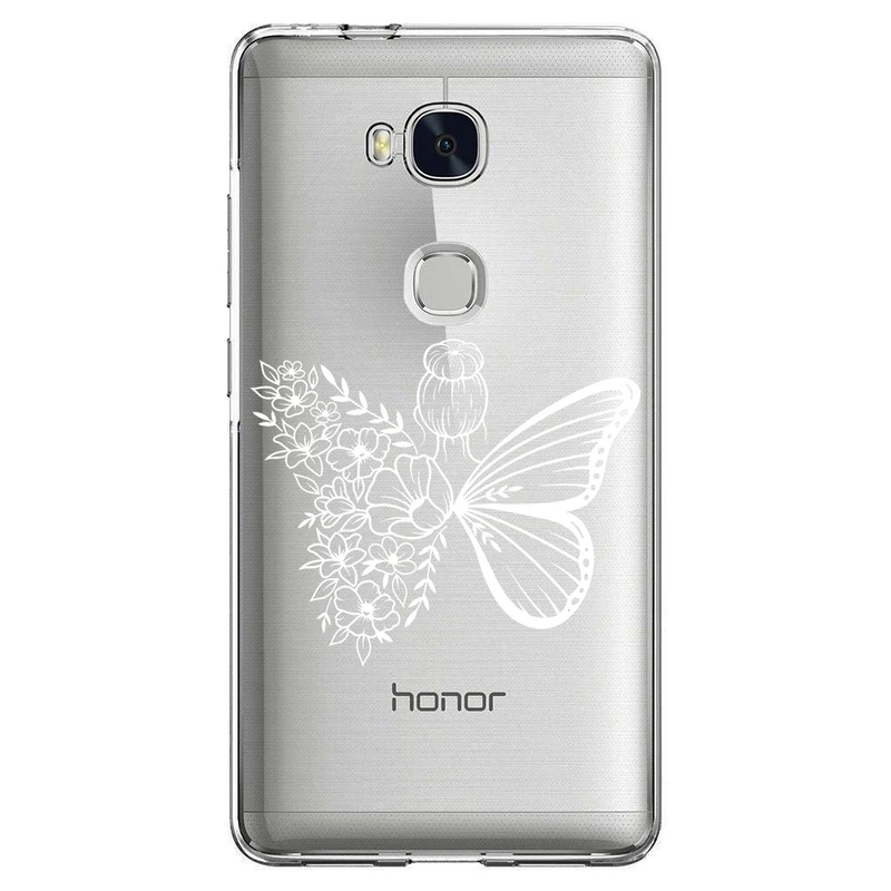 کاور مگافون طرح دختر پروانه ای مدل C53-W مناسب برای گوشی موبایل آنر 5x