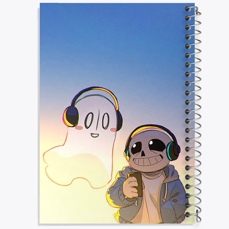 دفتر نت موسیقی 50 برگ خندالو مدل بازی آندرتیل (Undertale) کد 31741