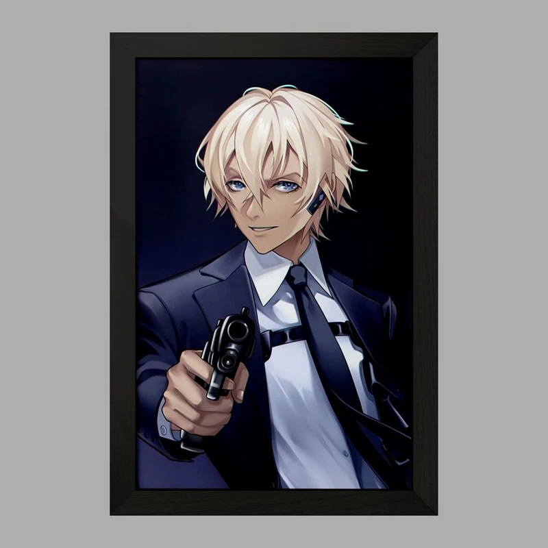 تابلو خندالو مدل ری انیمه کارآگاه کونان کد 27545