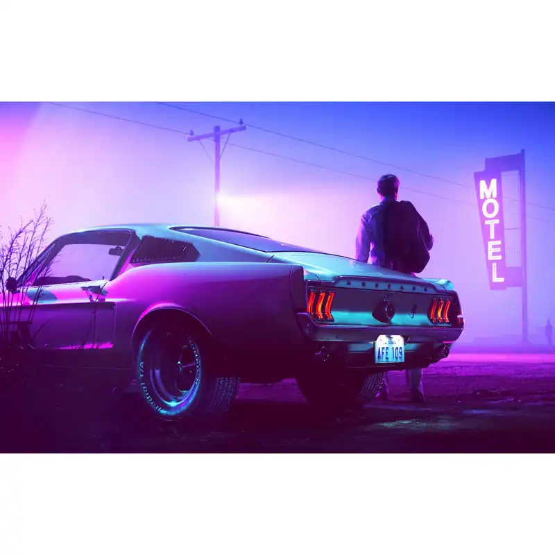 تابلو شاسی مدل عکس ماشین فورد کد 001