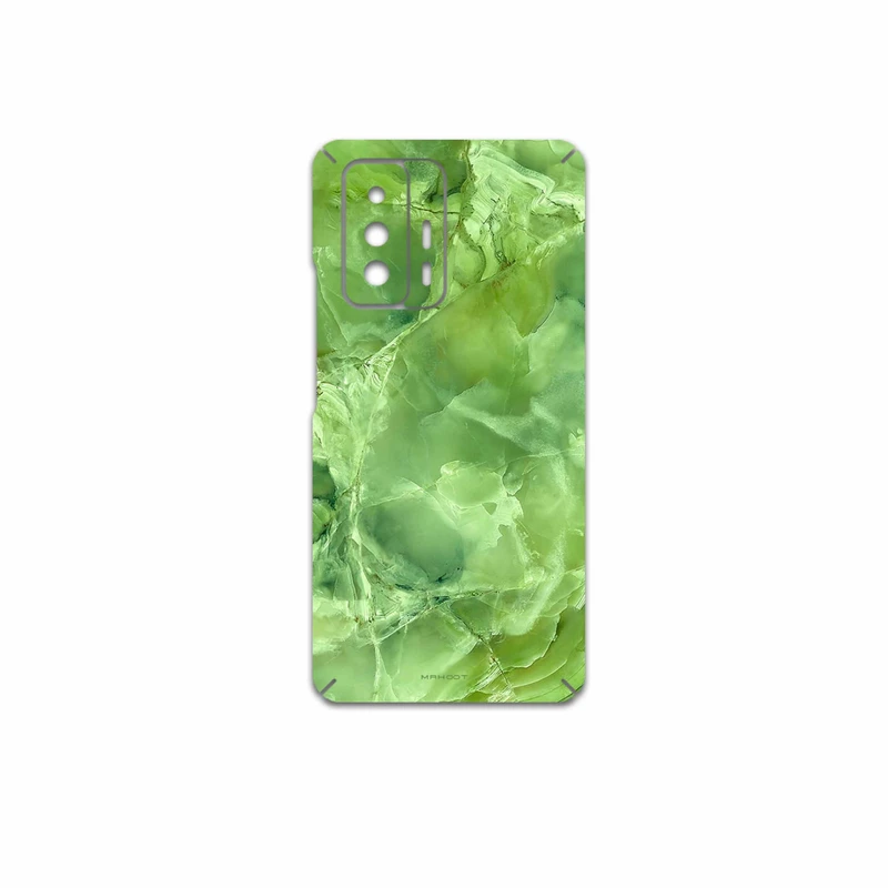 برچسب پوششی ماهوت مدل Green-Crystal-Marble مناسب برای گوشی موبایل شیائومی 11T