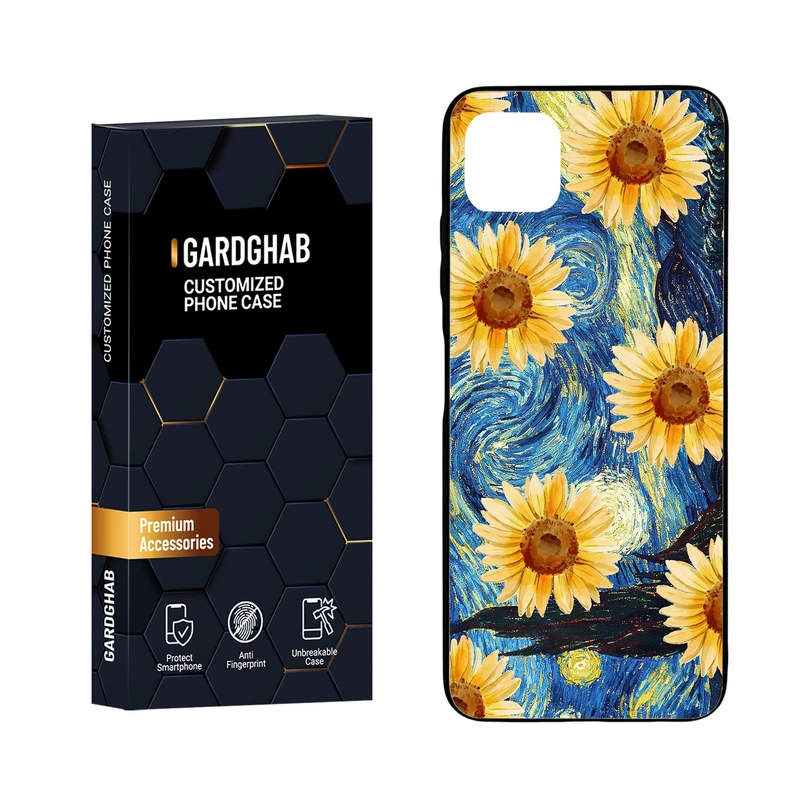 کاور گارد قاب مدل دور ژله ای هنری مناسب برای گوشی موبایل سامسونگ Galaxy A22 5G