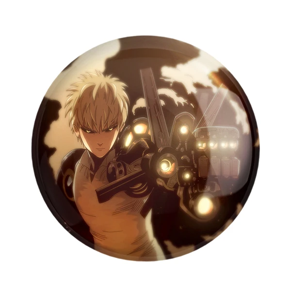مگنت خندالو طرح جنوس انیمه مرد تک مشتی One Punch Man کد 11365