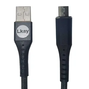 کابل تبدیل USB به microUSB الکای مدل slimfast طول 1 متر