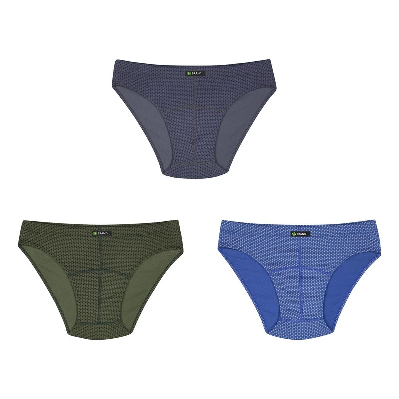 شورت اسلیپ مردانه مدل S-08 بسته 3 عددی