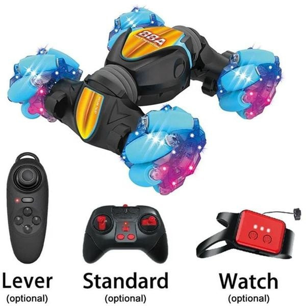 ماشین بازی کنترلی مدل کرمی 360 درجه ساعت مچی