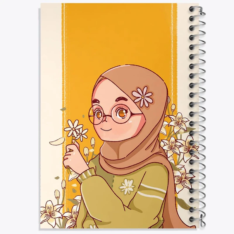 دفتر مشق 50 برگ خندالو مدل دخترانه کد 25989