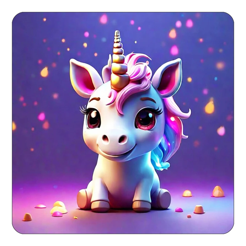 مگنت کاکتی طرح اسب تک شاخ و یونیکورن مدل mp30886