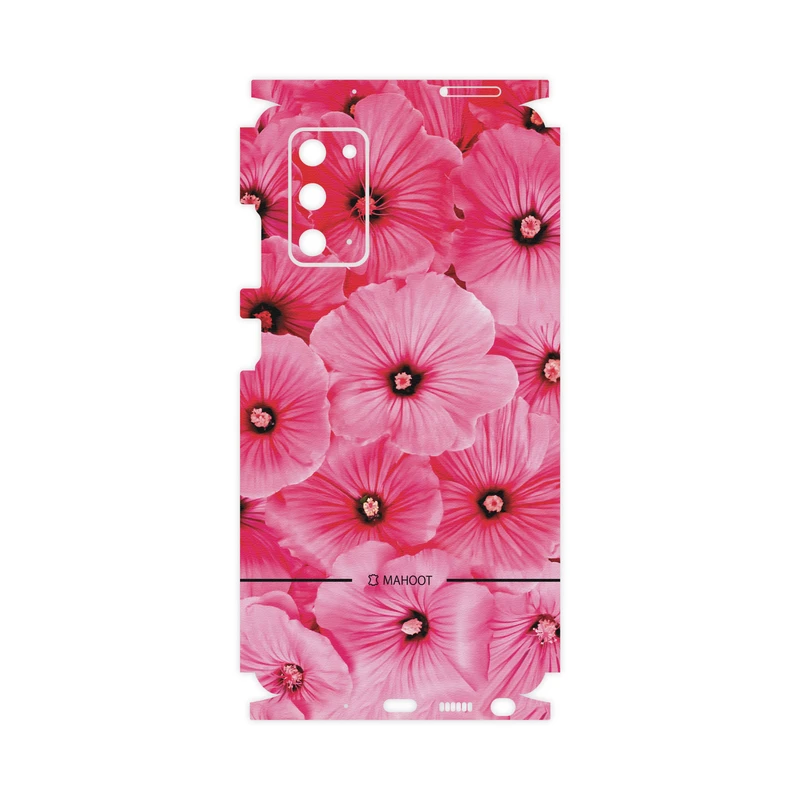 برچسب پوششی ماهوت مدل Full skin-Pink-Flower مناسب برای گوشی موبایل سامسونگ Galaxy Note20