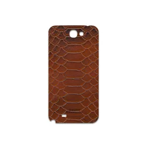 MAHOOT Brown-Snake-Leather Cover Sticker for Samsung Galaxy Note 2