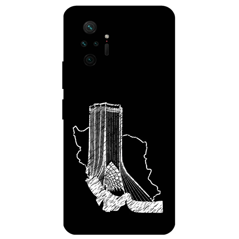 کاور مگافون طرح برج آزادی مدل 1628 مناسب برای گوشی موبایل شیائومی Redmi Note 10 Pro / 10 Pro Max