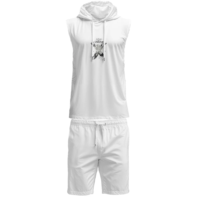 ست تاپ و شلوارک مردانه مدل 14020910h