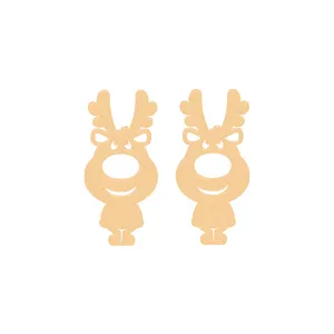 گوشواره طلا 18 عیار زنانه باراد زر مدل فانتزی BZ28