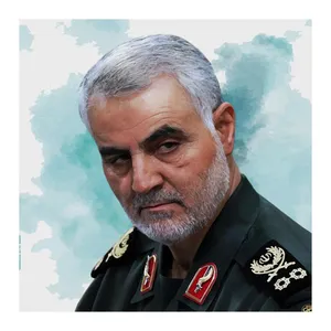 تابلو شاسی مدل R1041 طرح سردار شهید حاج قاسم سلیمانی