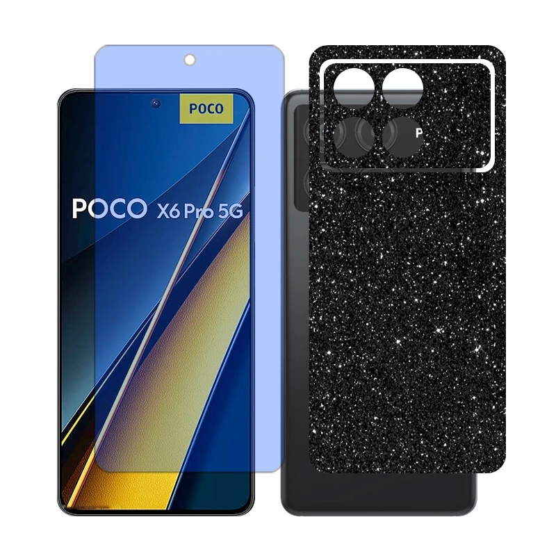 محافظ صفحه نمایش آنتی بلو گلس مدل Together مناسب برای گوشی موبایل شیائومی Poco X6 Pro به همراه برچسب پوششی