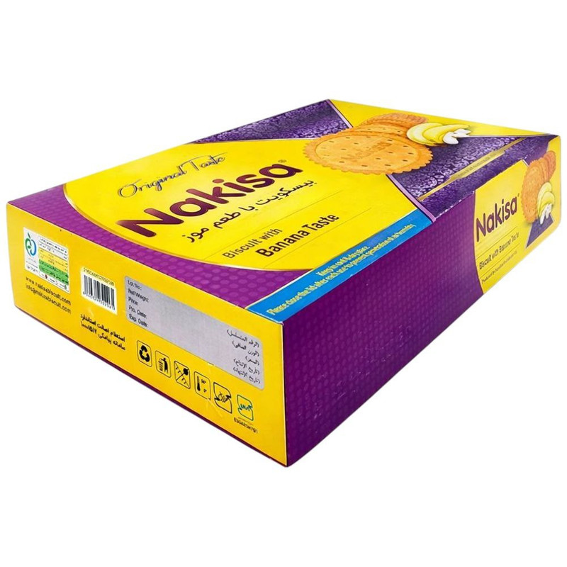 بیسکویت موز گرد نکیسا - 3000 گرم