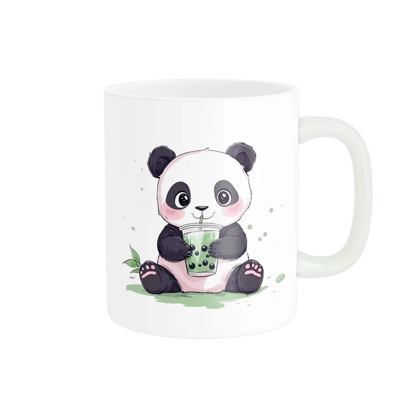 ماگ پادآفرین مدل فانتری طرح پاندا خسته و کیوت کد p9602