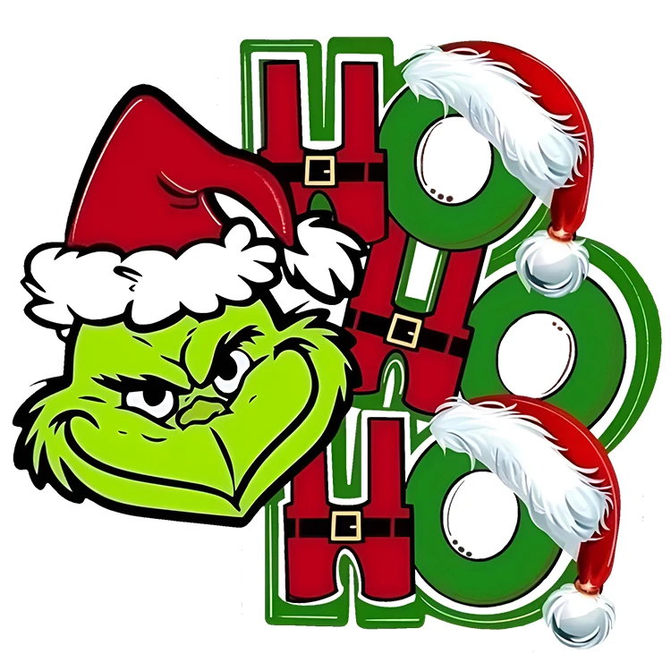 استیکر پارچه و لباس پاد آفرین مدل کریسمس کد DKST742