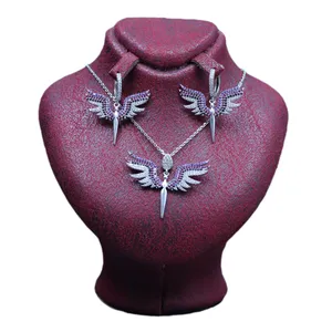 نیم ست نقره زنانه مدل EH74