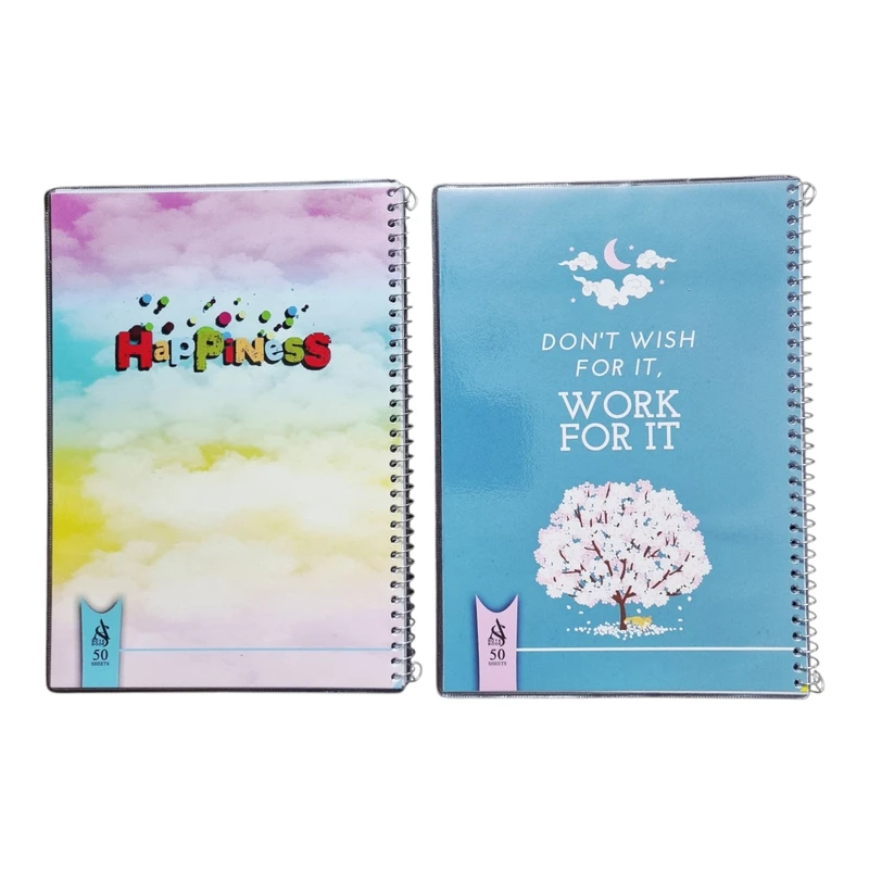 دفتر مشق 50 برگ کد pa01 بسته 2 عددی