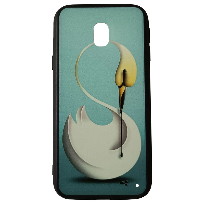 کاور مدل فانتزی کد 5-0 طرح قو مناسب برای گوشی موبایل سامسونگ Galaxy J3 Pro 2017/J330/J3 2017