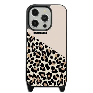 AKAM AMCWLA15PRO-PANTHER PATTERN13 Cover For Apple iPhone 15 Pro