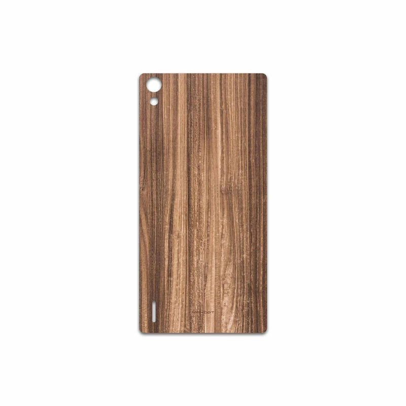 برچسب پوششی ماهوت مدل Light Walnut Wood مناسب برای گوشی موبایل هوآوی Ascend P7