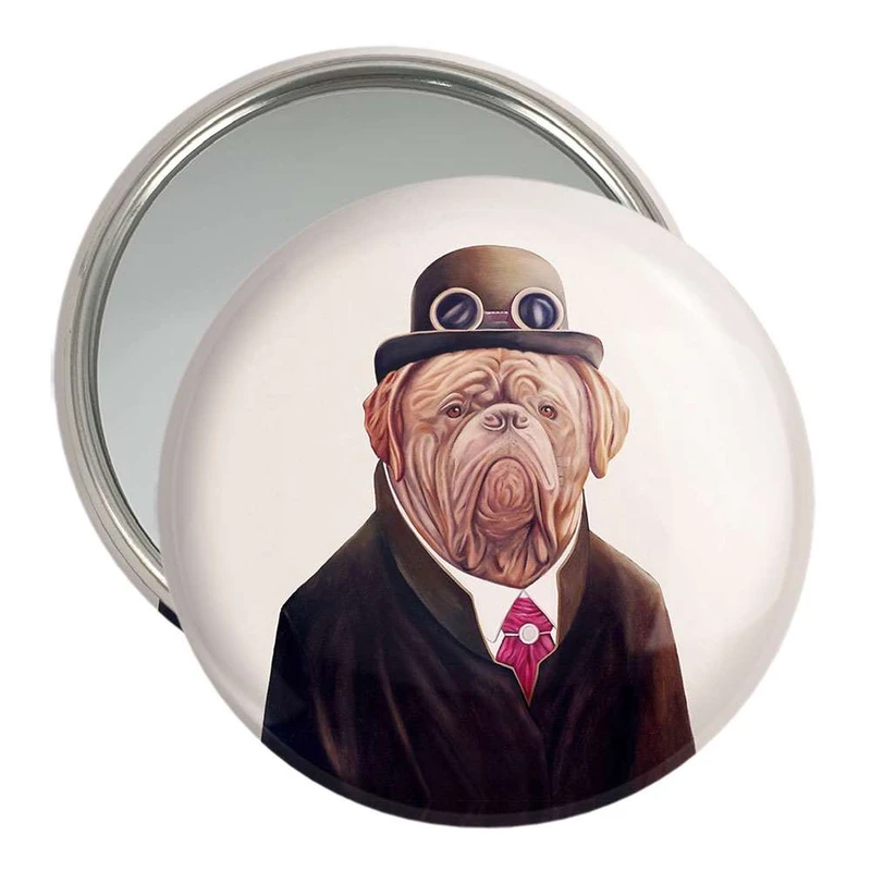 آینه جیبی خندالو طرح سگ  کد 5177