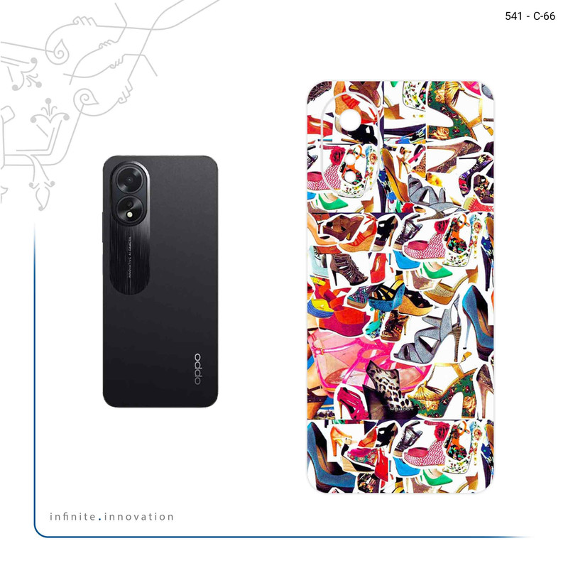 برچسب پوششی ماهوت مدل Collage of High heel Shoes مناسب برای گوشی موبایل اپو A38