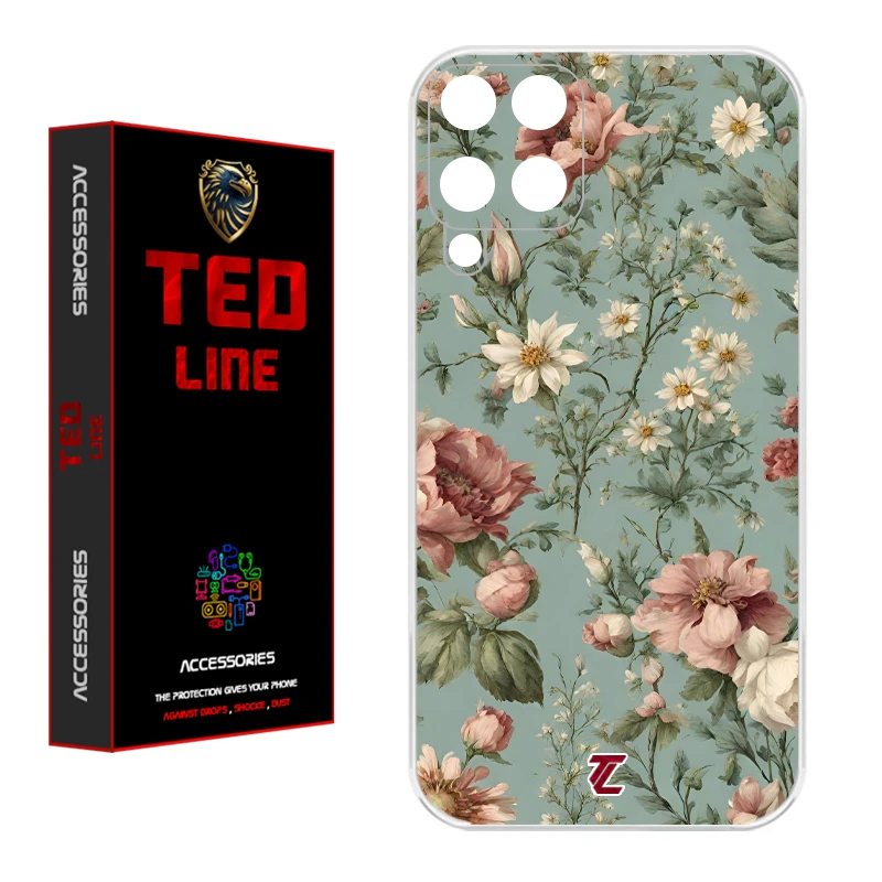 کاور تدلاین طرح گل کد 1152 مناسب برای گوشی موبایل سامسونگ Galaxy A22 4G