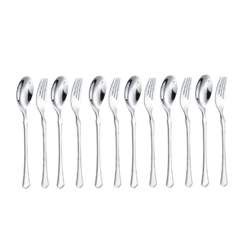 سرویس قاشق و چنگال 12 پارچه جی فی نی مدل G10