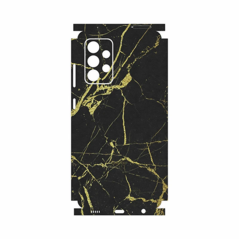 برچسب پوششی ماهوت مدل Graphite-Gold-Marble-FullSkin مناسب برای گوشی موبایل سامسونگ Galaxy A52s 5G