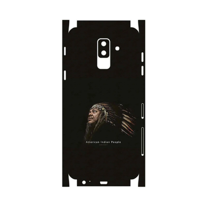 برچسب پوششی ماهوت مدل Portrait of an Indian Man-FullSkin مناسب برای گوشی موبایل سامسونگ Galaxy A6 Plus 2018