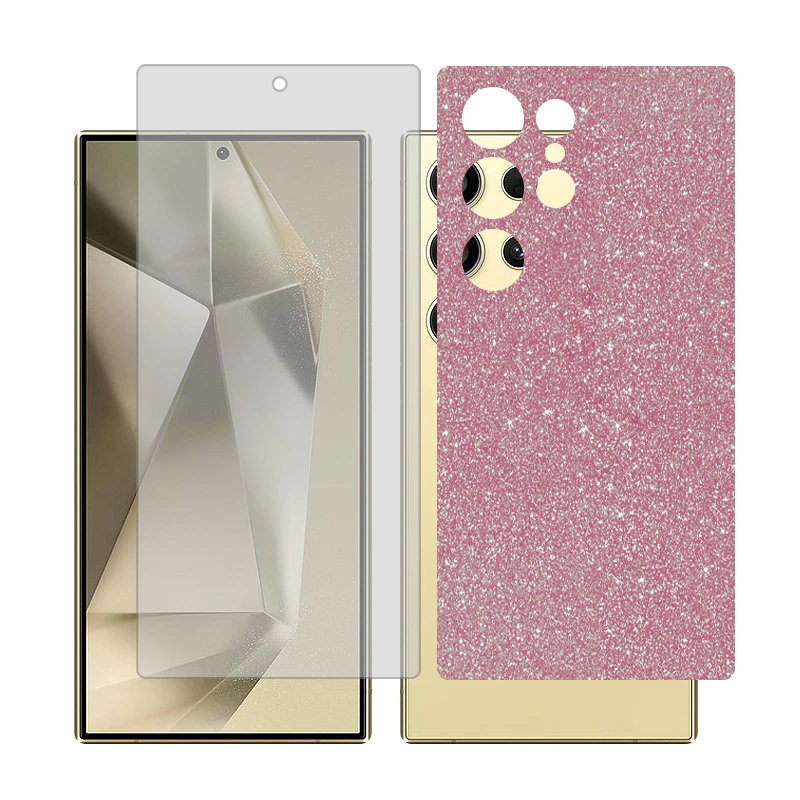 محافظ صفحه نمایش شفاف گلس مدل Together مناسب برای گوشی موبایل سامسونگ Galaxy S24 Ultra به همراه برچسب پوششی