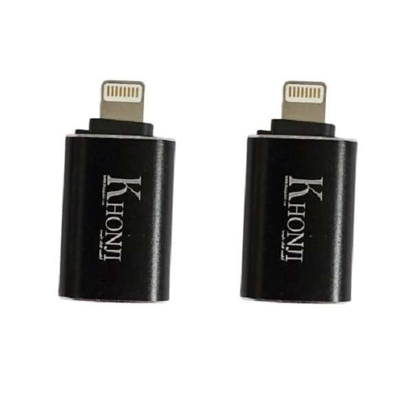 مبدل USB به لایتنینگ خنجی مدل 01 بسته 2 عددی