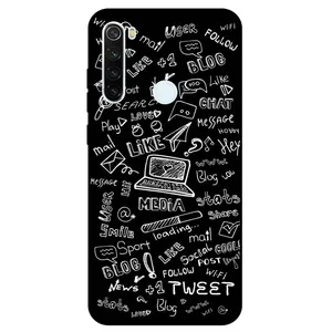 Megafone Social Media 1898 Cover For Xiaomi Redmi Note 8