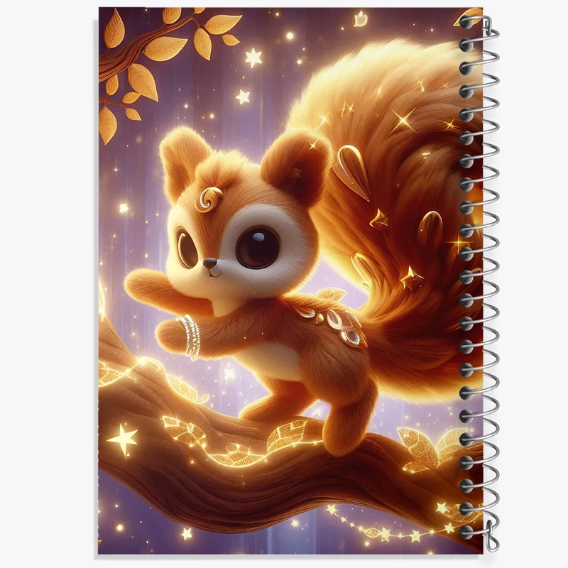 دفتر لیست خرید 50 برگ خندالو طرح سنجاب کیوت کد F5398