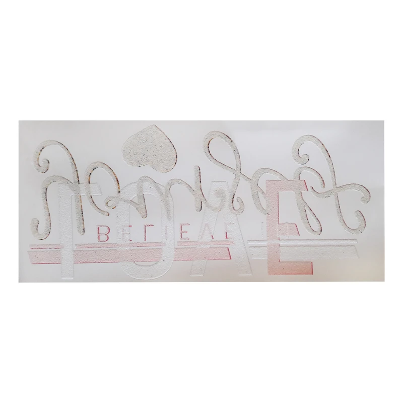 استیکر پارچه و لباس مدل A-19