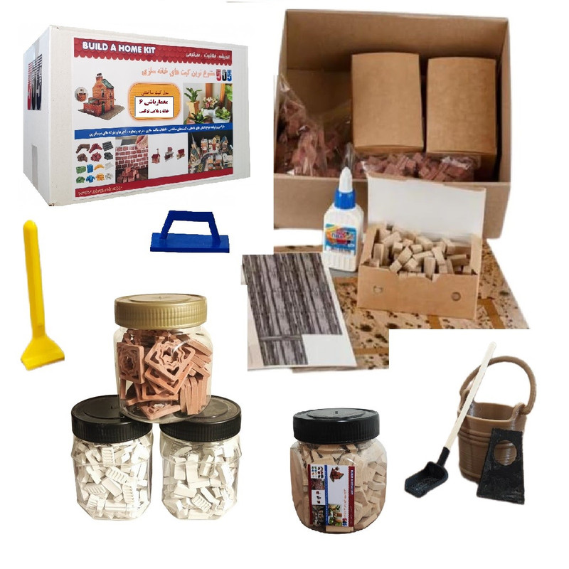 ساختنی 770 تکه 505 مدل معمارباشی طرح خانه لوکس