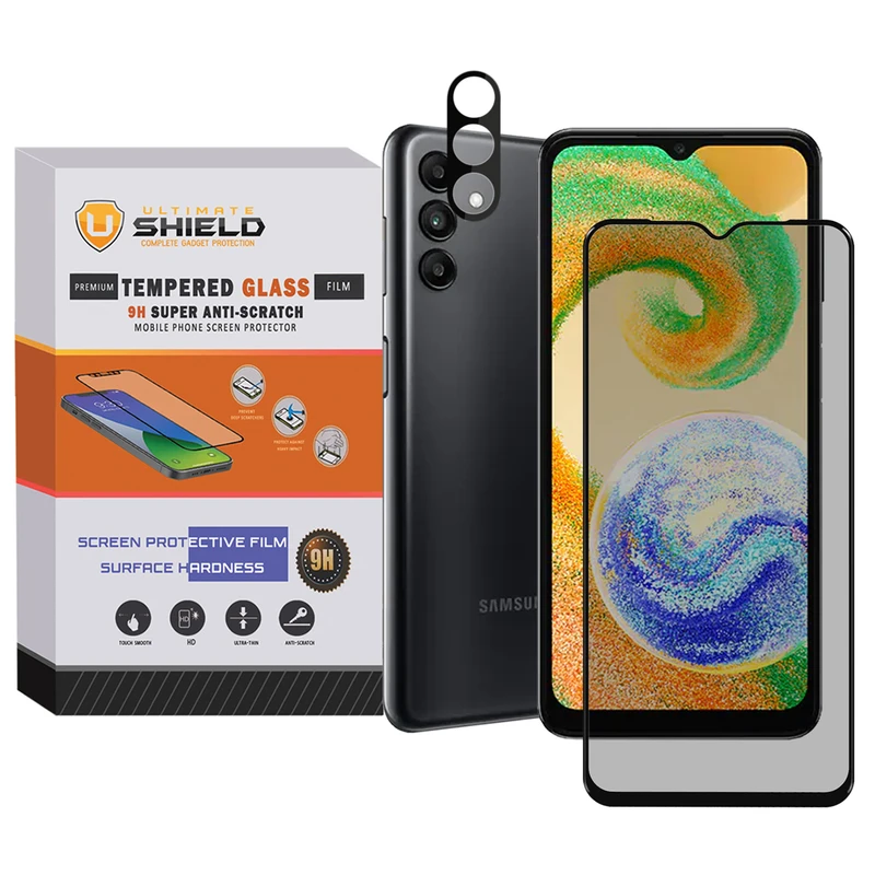 محافظ لنز دوربین آلتیمیت شیلد مدل 3D-UPV مناسب برای گوشی موبایل سامسونگ Galaxy A04s / a13 5G / M13 4G به همراه محافظ صفحه نمایش گوشی