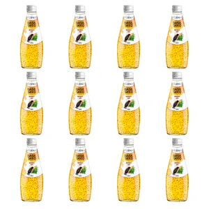 نوشیدنی تخم شربتی با طعم انبه السیما - 300 میلی لیتر بسته 12 عددی