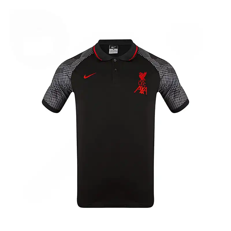 ست پولوشرت آستین کوتاه و شلوار ورزشی مردانه مدل لیورپول 2023 BK