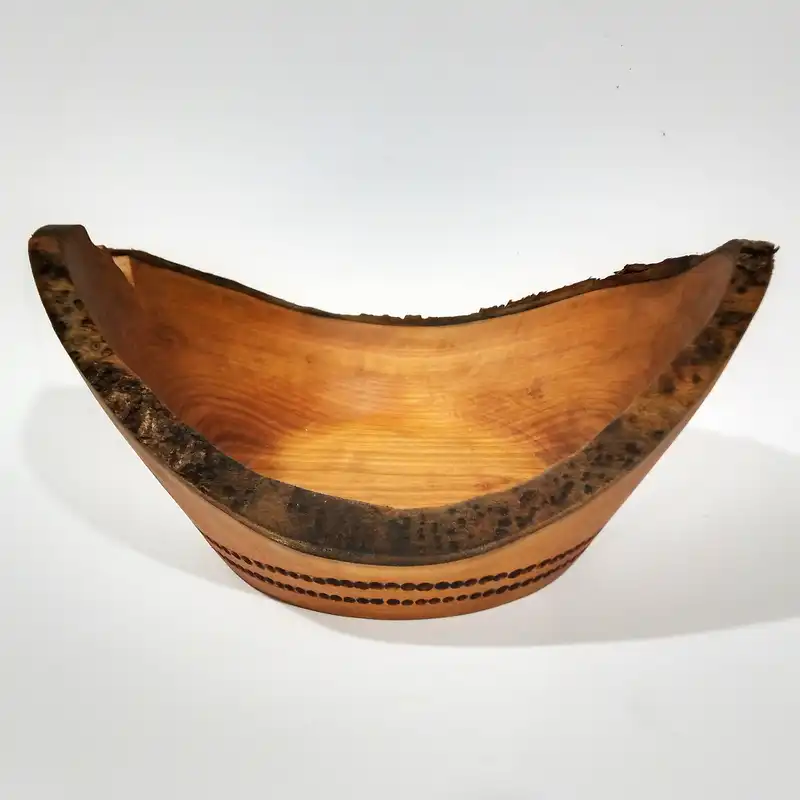 کاسه چوبی مدل کشکول کد 101