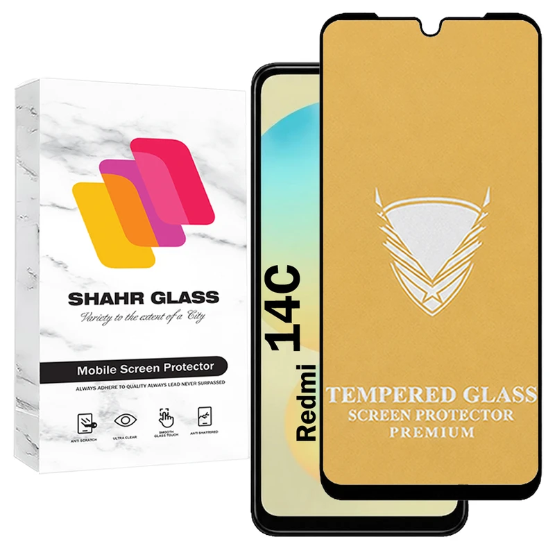 محافظ صفحه نمایش شهر گلس مدل FULOG مناسب برای گوشی موبایل شیائومی Redmi 14C 4G / 14C 5G