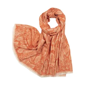 شال زنانه مدل موهر وارداتی پوست ماری 004