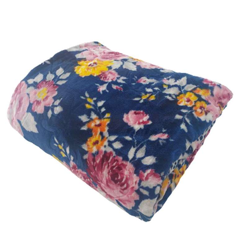 پتو مدل گلدار شادیلون دونفره سایز 200x220 سانتی متر