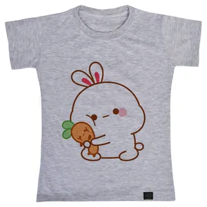 تی شرت آستین کوتاه دخترانه 27 مدل خرگوش کیوت کد W28