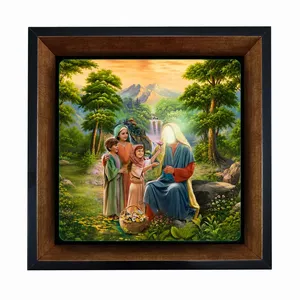 تابلو کاشی مبین ایده طرح حضرت امیرالمؤمنین علی (ع) کد X27  -  m737
